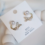 گوشواره مروارید پروانه ای