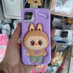 کاور قاب لبوبو آیفون 11 نرمال سیلیکون اصل پاک کنی پاپ سوکتی