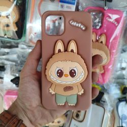 کاور قاب لبوبو آیفون 11promax مدل سیلیکون اصلی پاک کنی پاپ سوکتی