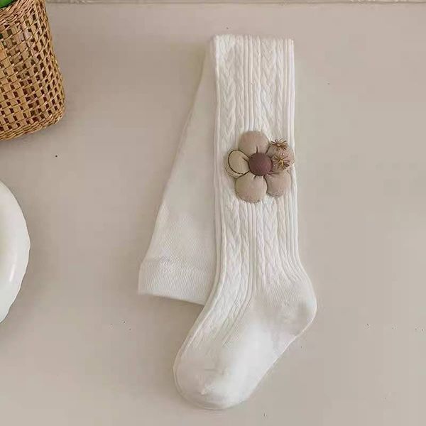 جورابشلواری بچگانه عروسکی گل دار وارداتی