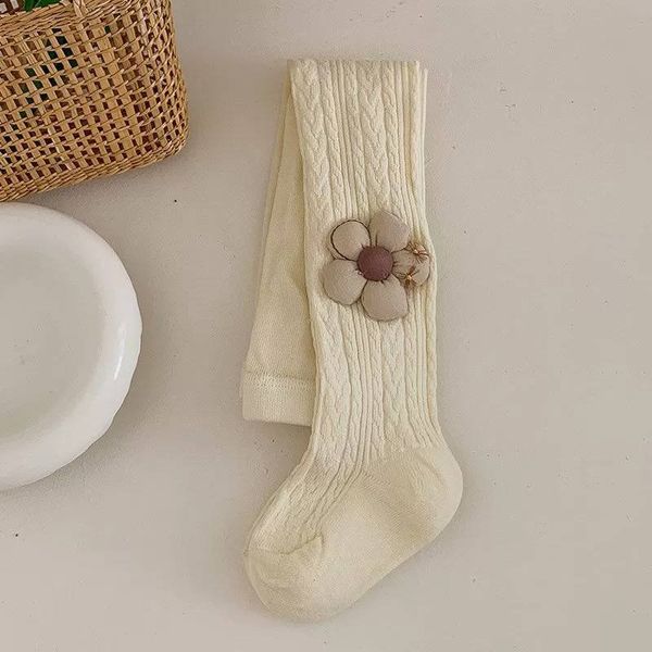 جورابشلواری بچگانه عروسکی گل دار وارداتی