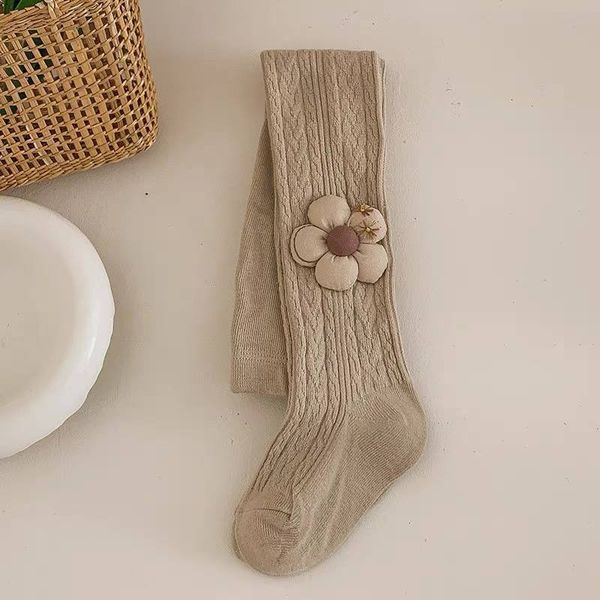 جورابشلواری بچگانه عروسکی گل دار وارداتی