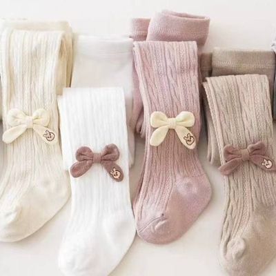 جورابشلواری بچگانه پاپیون دار وارداتی