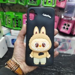 کاور قاب لبوبو سامسونگ A05 مدل سیلیکون اصلی پاک کنی پاپ سوکتی