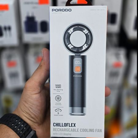 پنکه شارژی و سرمایشی پورودو (Porodo Chilloflex) مدل CF9
