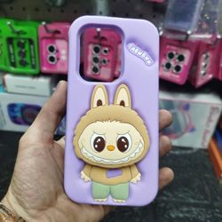 کاور قاب لبوبو شیائومی note13 4g و note13pro 4g مدل سیلیکون اصلی پاک کنی پاپ سوکتی