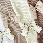 جورابشلواری بچگانه پاپیون دار کبریتی