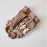 جورابشلواری بچگانه پاپیون دار کبریتی