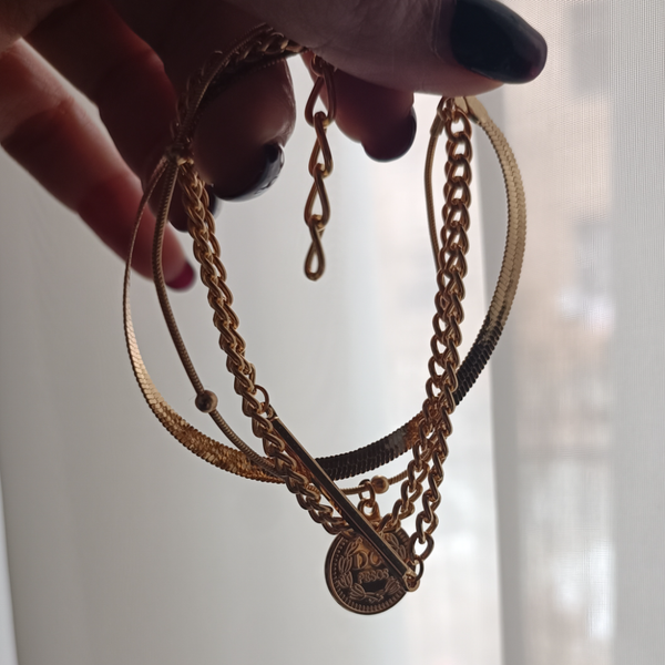 دستبند مدل سکه الیزابت