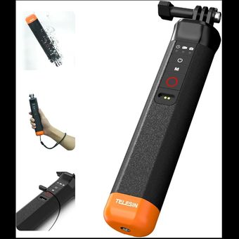 TELESIN Floating Selfie Stick with Bluetooth Remote – دسته شناور سلفی با ریموت بلوتوث برای GoPro