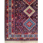 فرش دستباف سایز دوازده متری (تمام پشم یلمه طرح قاب حوضی)