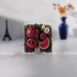 قالب سیلیکونی کتیبه انار و هندوانه
