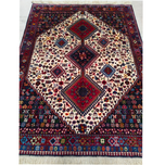 فرش دستباف سایز قالیچه (تمام پشم یلمه طرح حوضی) کد 6225