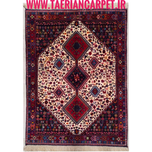 فرش دستباف سایز قالیچه (تمام پشم یلمه طرح حوضی) کد 6225