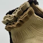 جوراب ساق کوتاه زنانه مدل لبه گیپور بسته 5 عددی