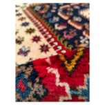 فرش دستباف سایز قالیچه سه متری (تمام پشم یلمه طرح قابی شکرلو) کد 6223