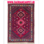 فرش دستباف سایز قالیچه سه متری (تمام پشم یلمه طرح حوضی) کد 6214