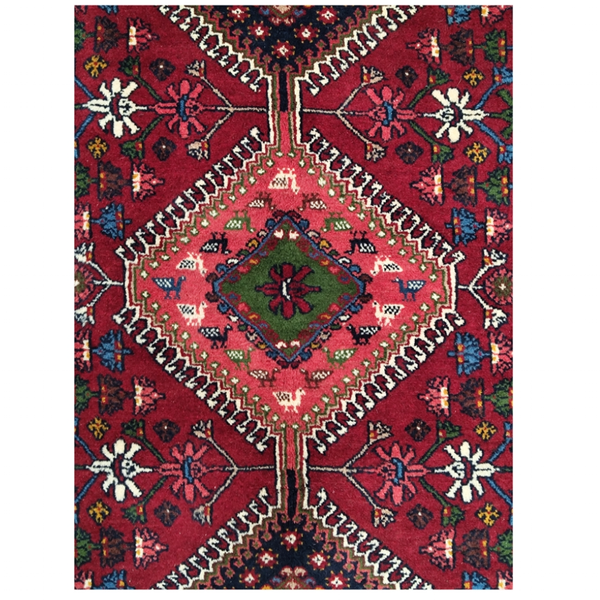 فرش دستباف سایز قالیچه سه متری (تمام پشم یلمه طرح حوضی) کد 6214