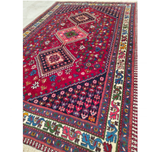 فرش دستباف سایز قالیچه سه متری (تمام پشم یلمه طرح حوضی) کد 6214