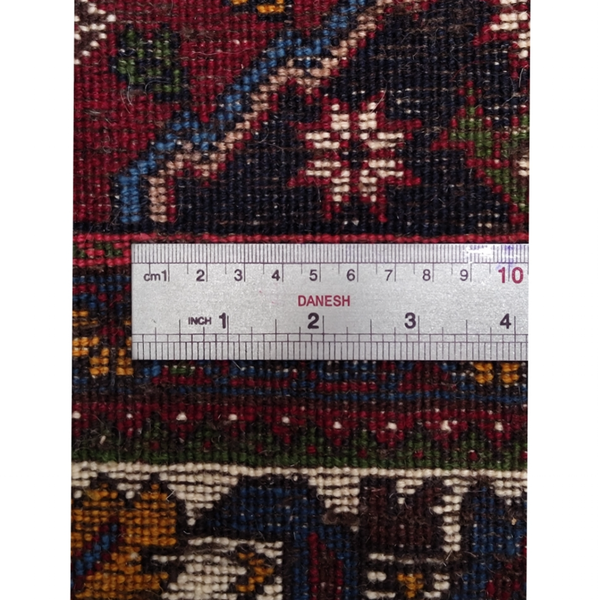 فرش دستباف سایز قالیچه سه متری (تمام پشم یلمه طرح حوضی) کد 6214