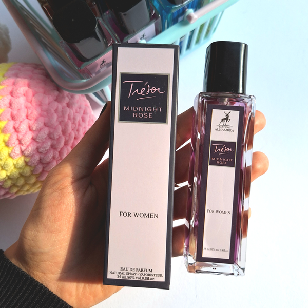 عطر الحمبرا رایحه Tresor MIDNIGHT ROSE(35 میل)