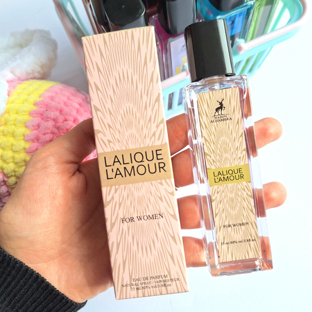 عطر الحمبرا رایحه LALIQUE L'AMOUR(35 میل)
