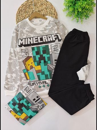 بلوز شلوار ماینکرافت کد2344