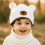 ست شال و کلاه نخی پاییزه وارداتی