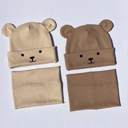 ست شال و کلاه نخی پاییزه