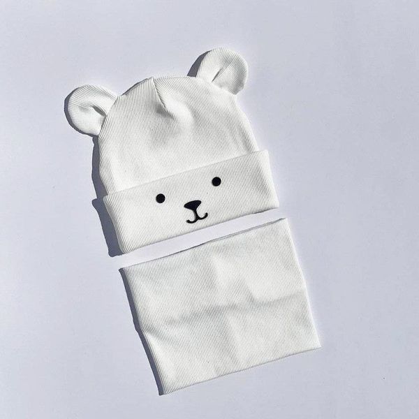 ست شال و کلاه نخی پاییزه