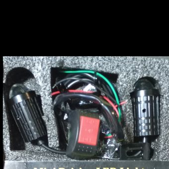 لامپ الیدی موتور سیکلت مدل دو رنگ بسته دو عددی