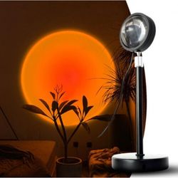 نور ثابت RGB مدل Sunset Light همراه با ریموت کنترل و پایه