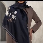 روسری طرح  یاسمن سپید