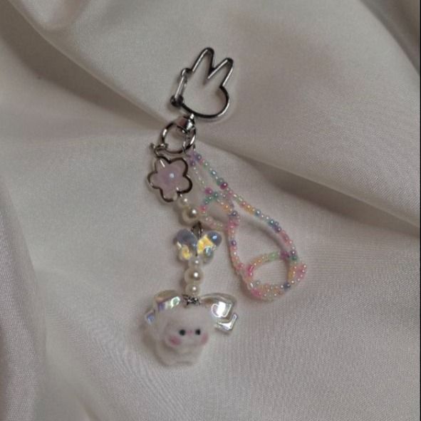 آویز خرگوش پشمالو🐰