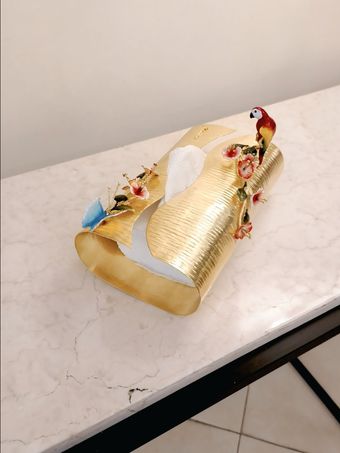 جادستمالی نغمه زرین برنجی