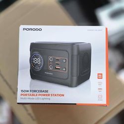پاور استیشن پورودو مدل Porodo 150W Forcebase Portable Power Station 010548