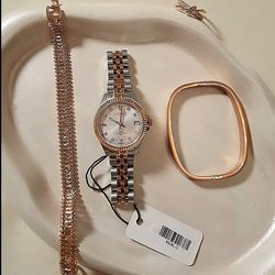 ساعت لکسمی اورجینال شرکتی رزگلد