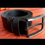 کمربند چرم طبیعی اسپورت با سگک زبانه ای