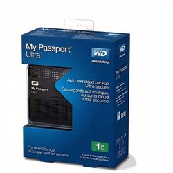 حافظه اچ دی دی اکسترنال وسترن دیجیتال مدل My Passport Ultra ظرفیت 1 ترابایت