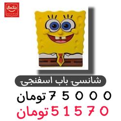 شانسی باب اسفنجی -سایز10*13-باکس 15عددی