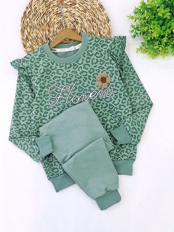 بلوز شلوار گل کد2358