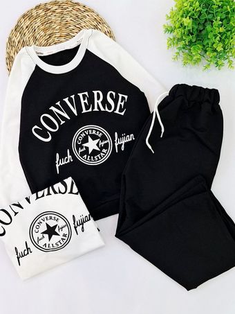 ست بلوز و شلوار convers 👧🧑