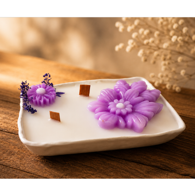 شمع کاسه ای تزئینی