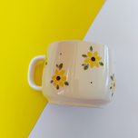 ماگ سرامیکی گل زرد