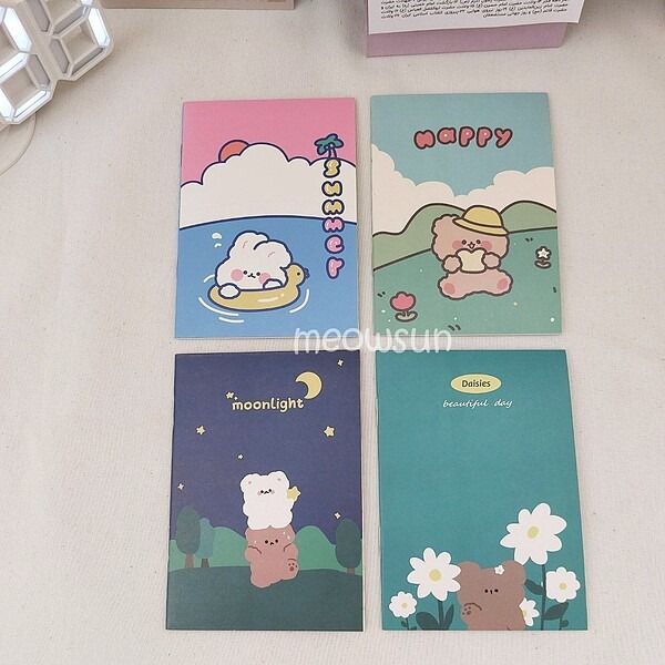 دفترچه جیبی کیوت طرح طبیعت