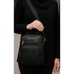 کیف دوشی کمربند چرم  کفش کتانی اسکیچرز  ست مناسب هدیه