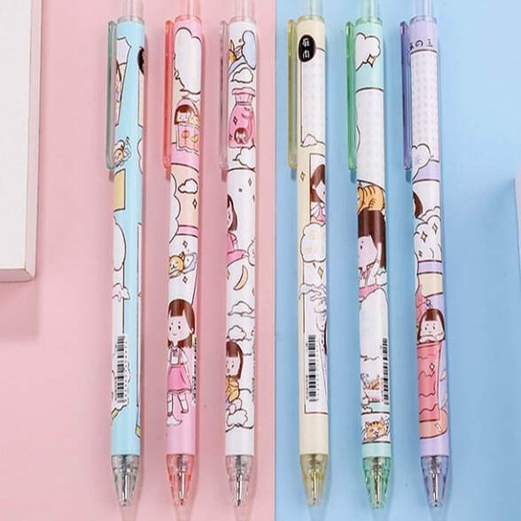 خودکار کلیکی دختر و گربه