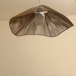 لوستر بافتنی مدل رافیا دفرمه کد 6015