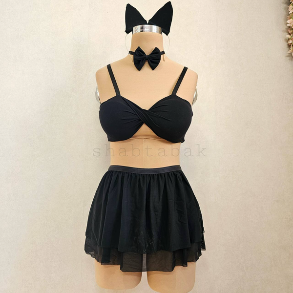 ست کاستوم گربه کاپدار کد 7062