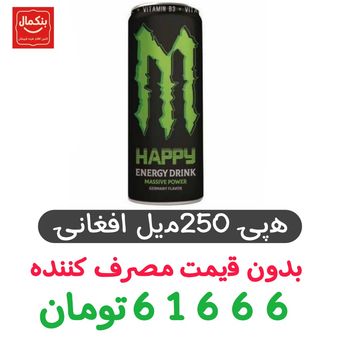 نوشابه انرژی زا هپی 250میل -باکس24عددی